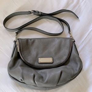 Marc by Marc Jacobs Medium Natasha Grey and Silver Hardware Crossbody